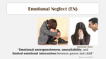 Emotional neglect and depression